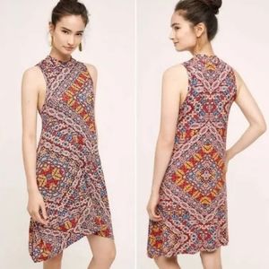 Maeve Lilt Print Sleeveless Swing Dress - Size M